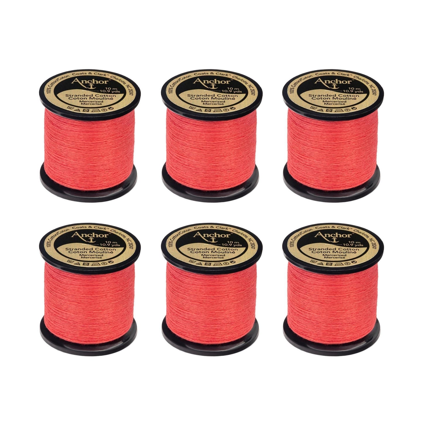AN Spooled Floss 10 Meters (6 Pack) - Clearance shades