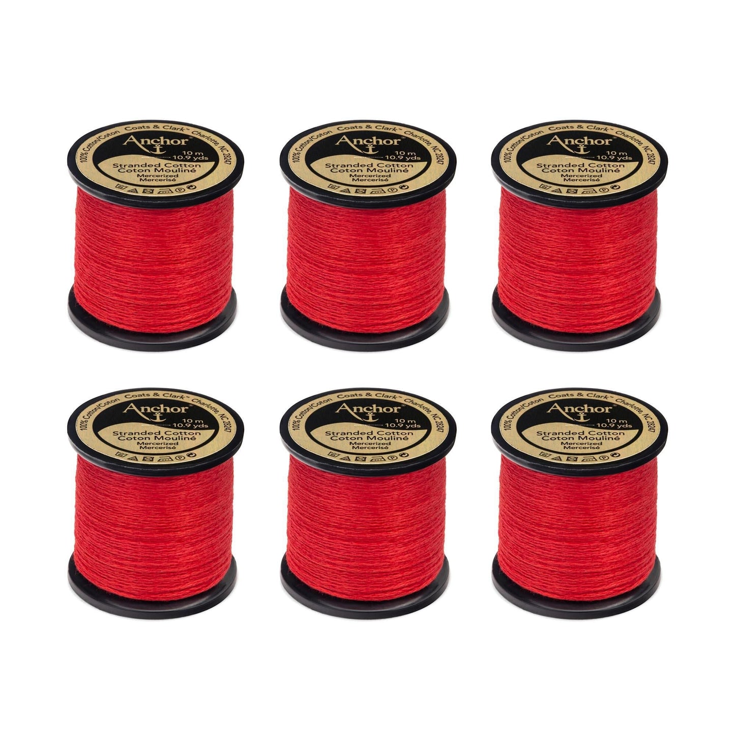 AN Spooled Floss 10 Meters (6 Pack) - Clearance shades