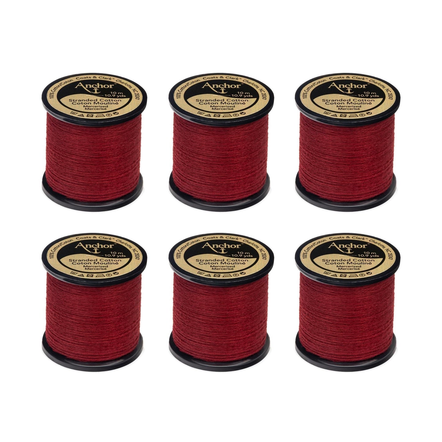 AN Spooled Floss 10 Meters (6 Pack) - Clearance shades
