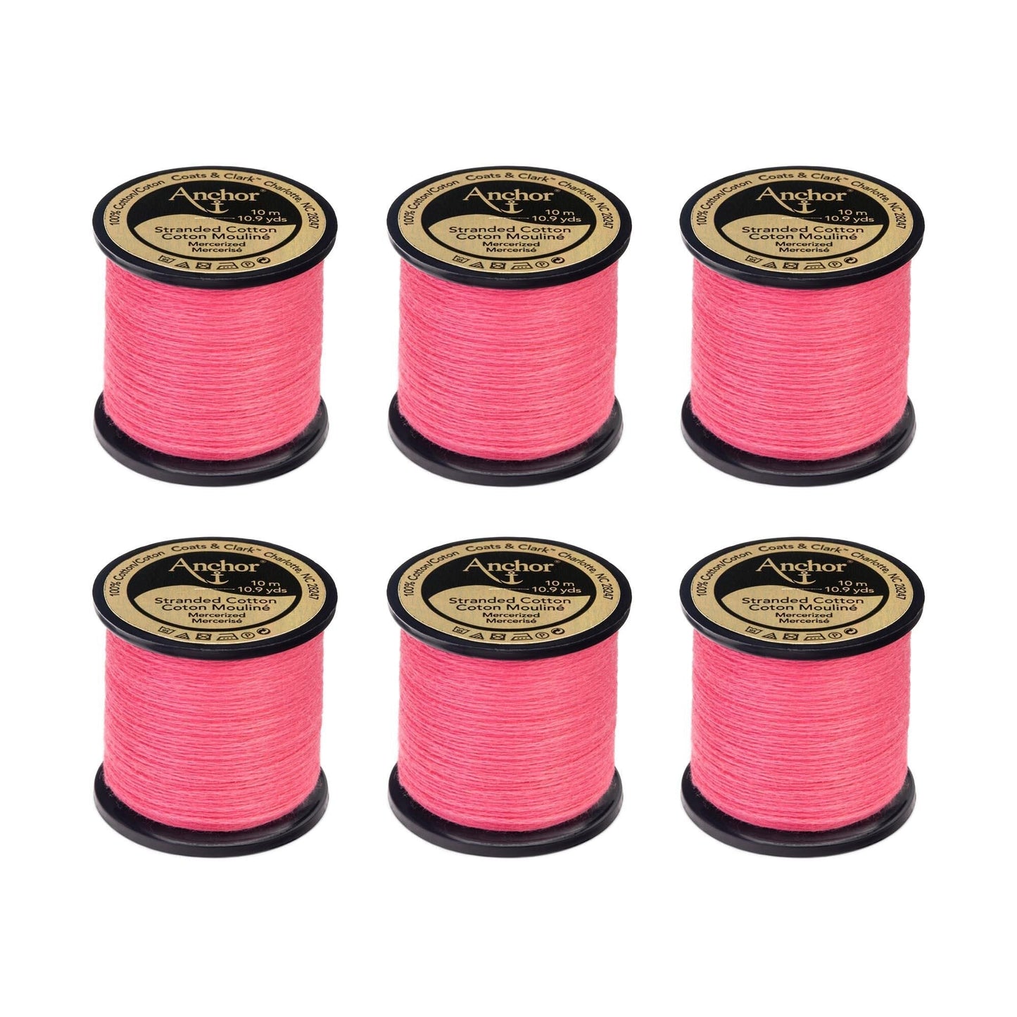 AN Spooled Floss 10 Meters (6 Pack) - Clearance shades