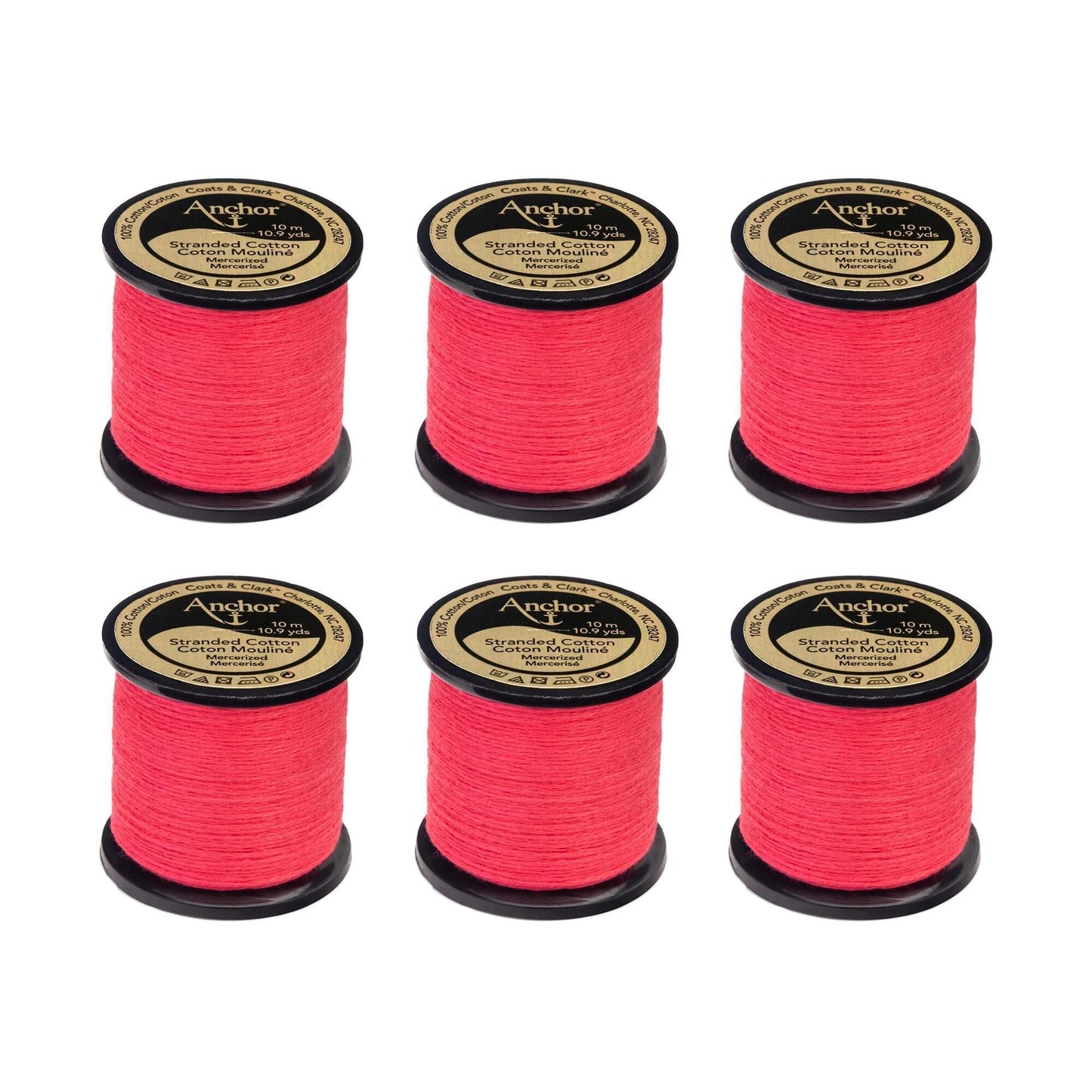 AN Spooled Floss 10 Meters (6 Pack) - Clearance shades