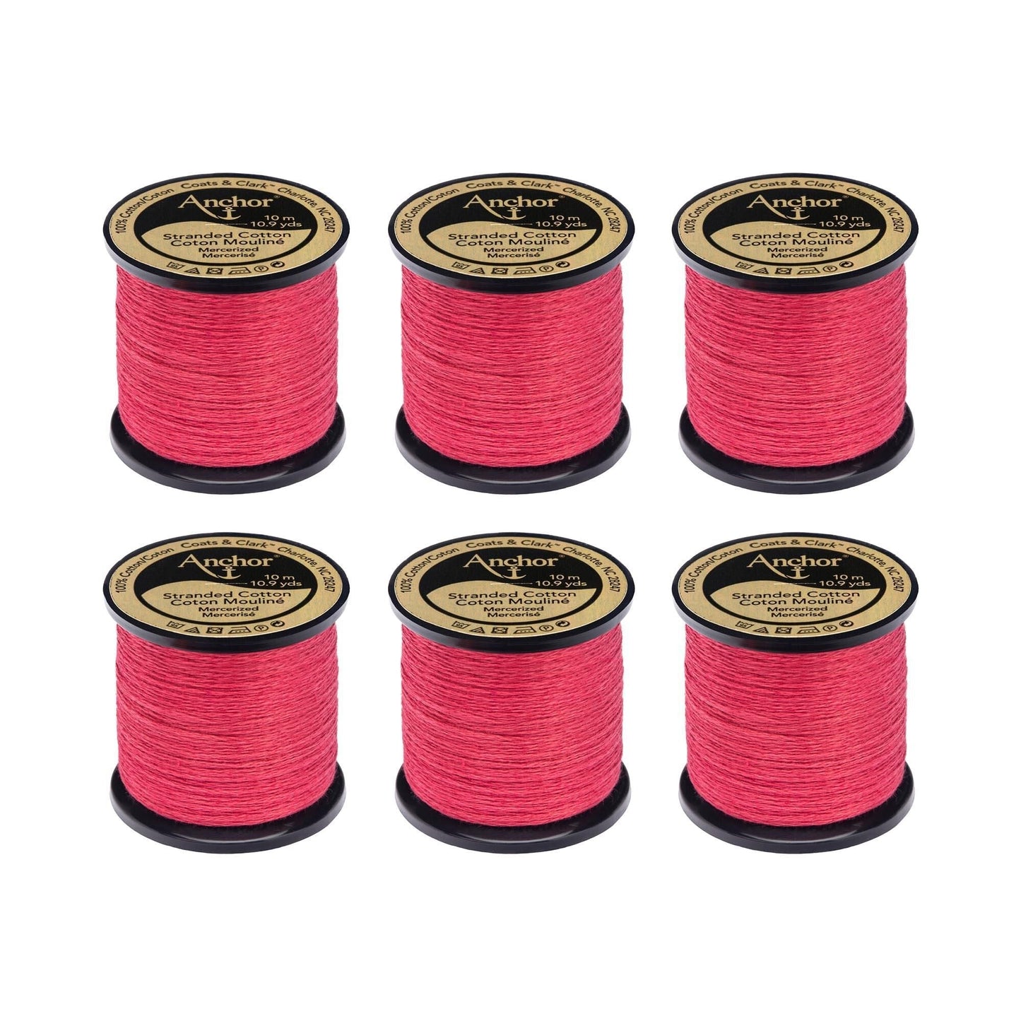 AN Spooled Floss 10 Meters (6 Pack) - Clearance shades