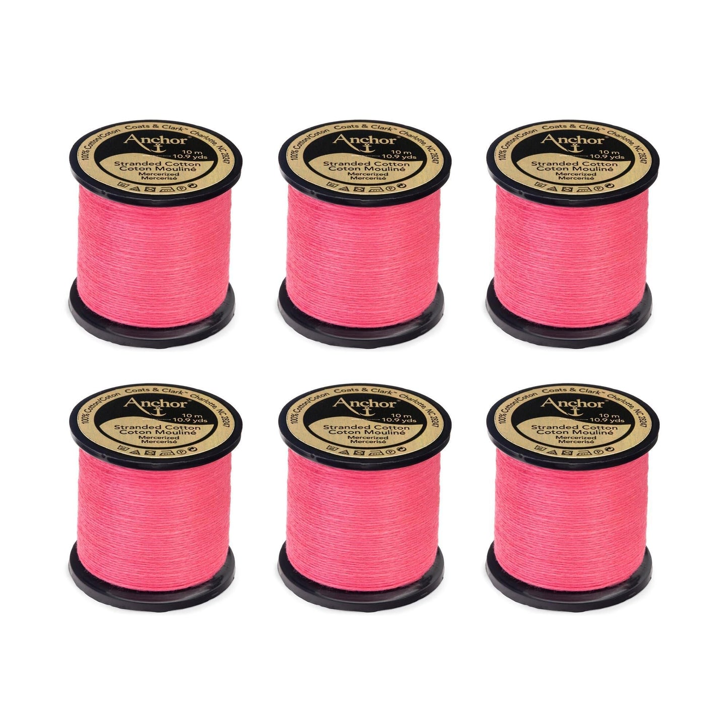 AN Spooled Floss 10 Meters (6 Pack) - Clearance shades