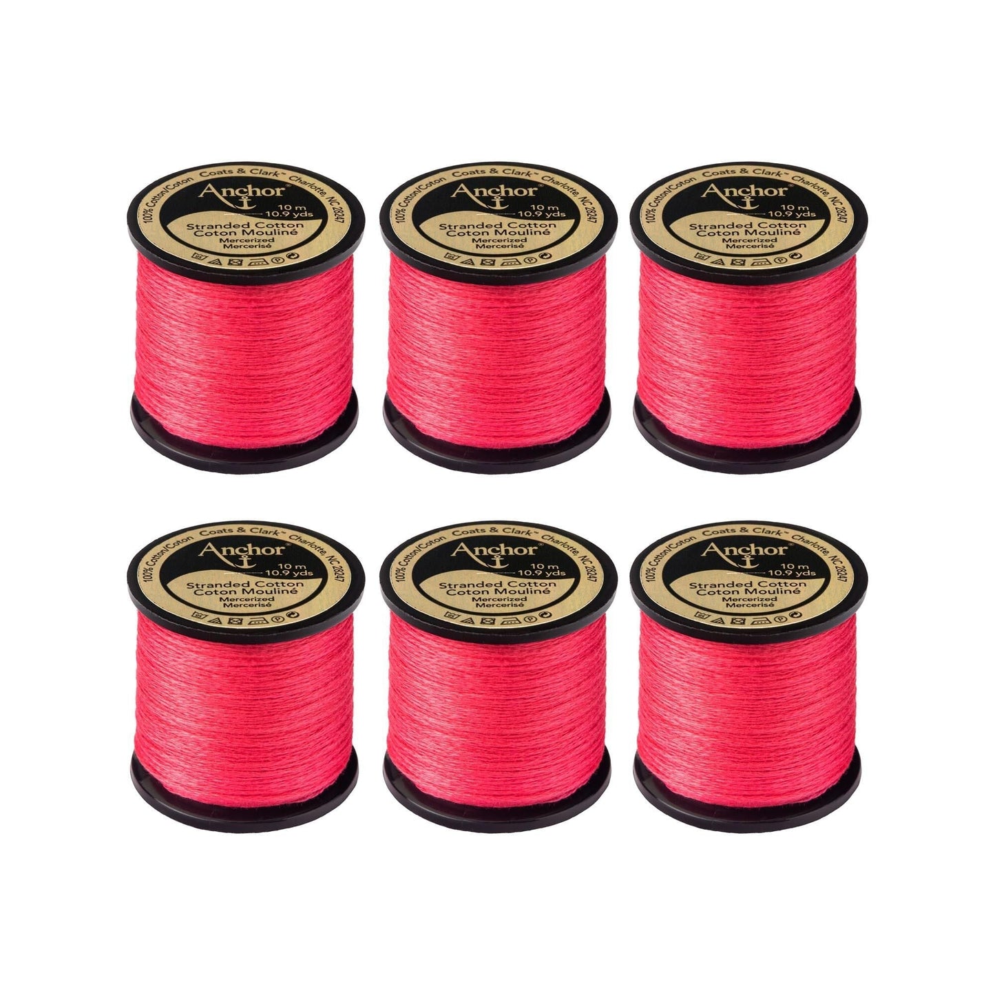 AN Spooled Floss 10 Meters (6 Pack) - Clearance shades