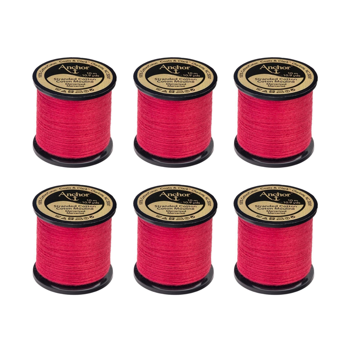 AN Spooled Floss 10 Meters (6 Pack) - Clearance shades