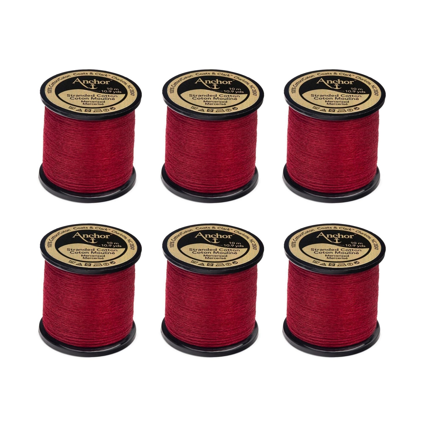 AN Spooled Floss 10 Meters (6 Pack) - Clearance shades