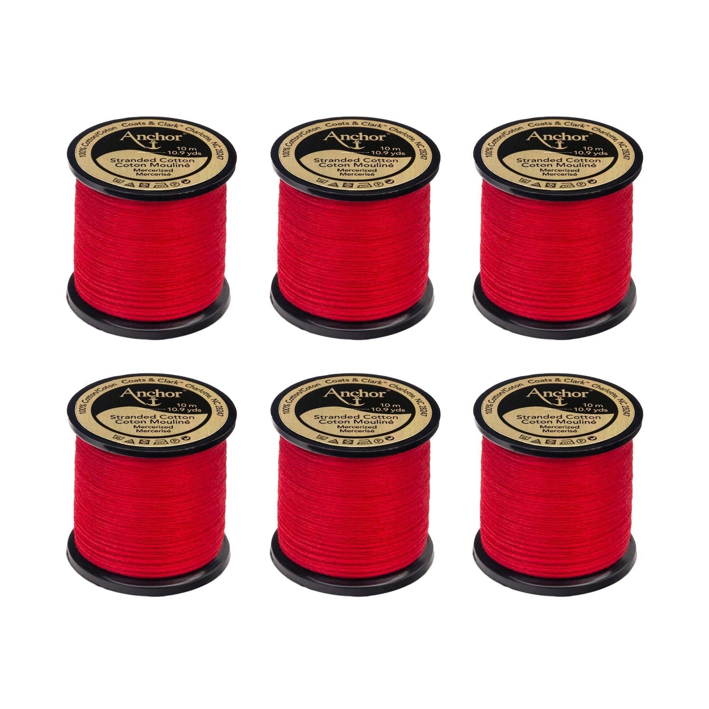 AN Spooled Floss 10 Meters (6 Pack) - Clearance shades