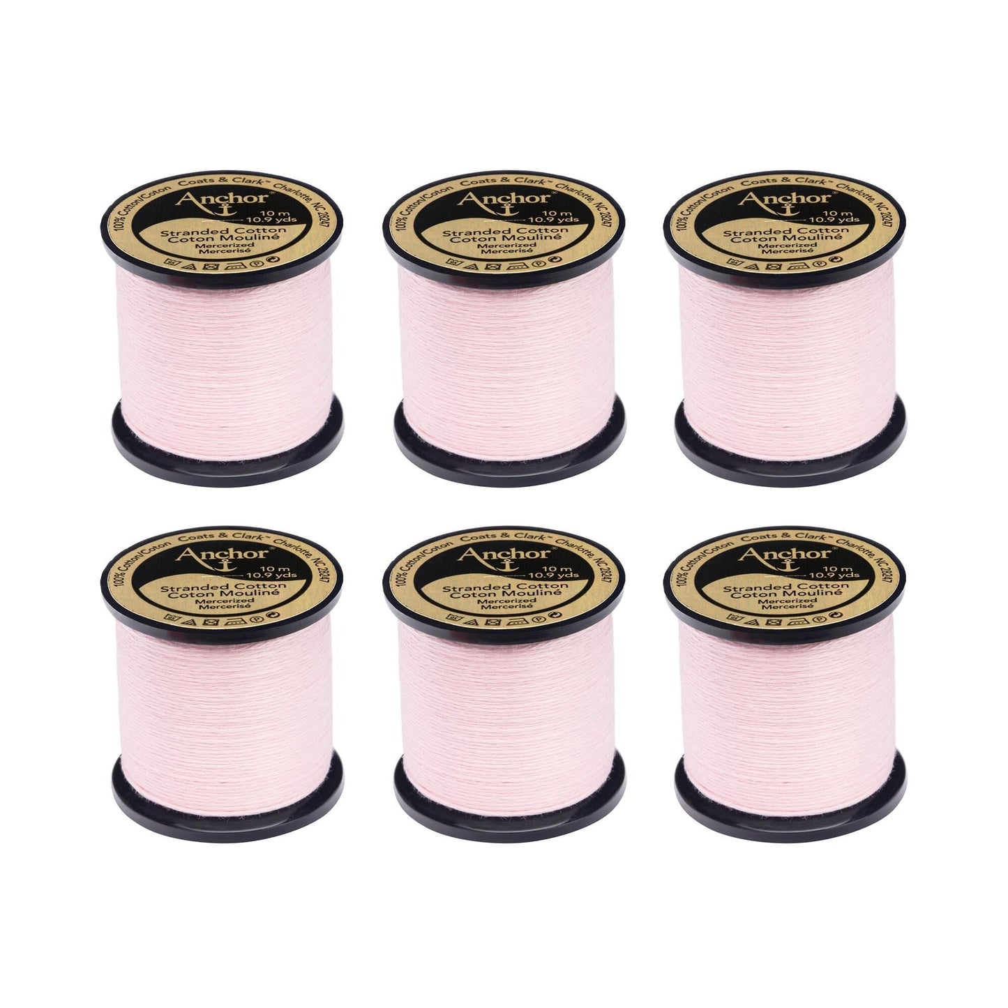 AN Spooled Floss 10 Meters (6 Pack) - Clearance shades
