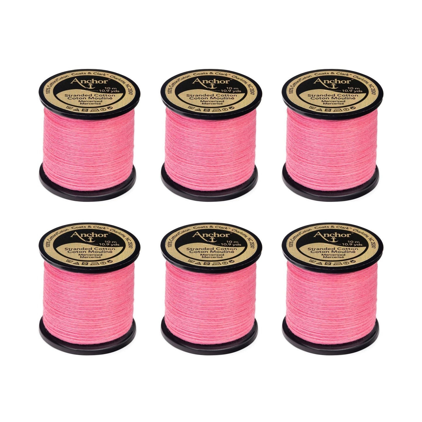 AN Spooled Floss 10 Meters (6 Pack) - Clearance shades
