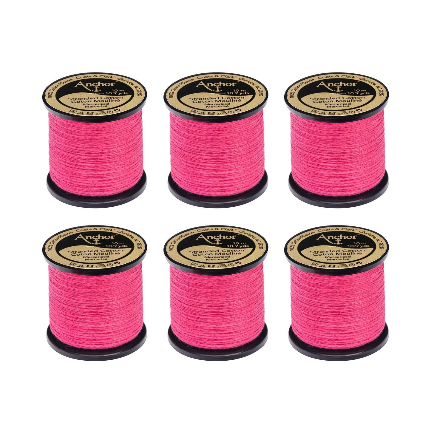 AN Spooled Floss 10 Meters (6 Pack) - Clearance shades
