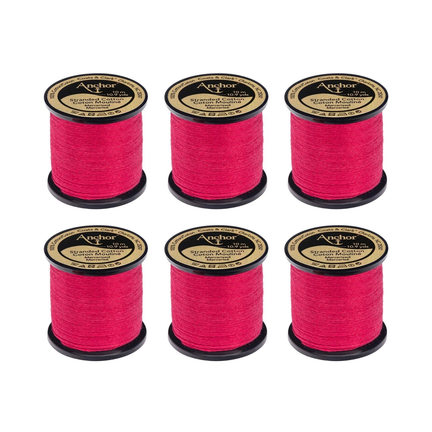 AN Spooled Floss 10 Meters (6 Pack) - Clearance shades