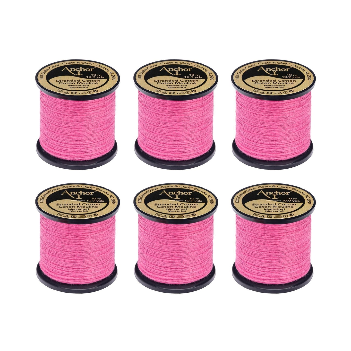 AN Spooled Floss 10 Meters (6 Pack) - Clearance shades