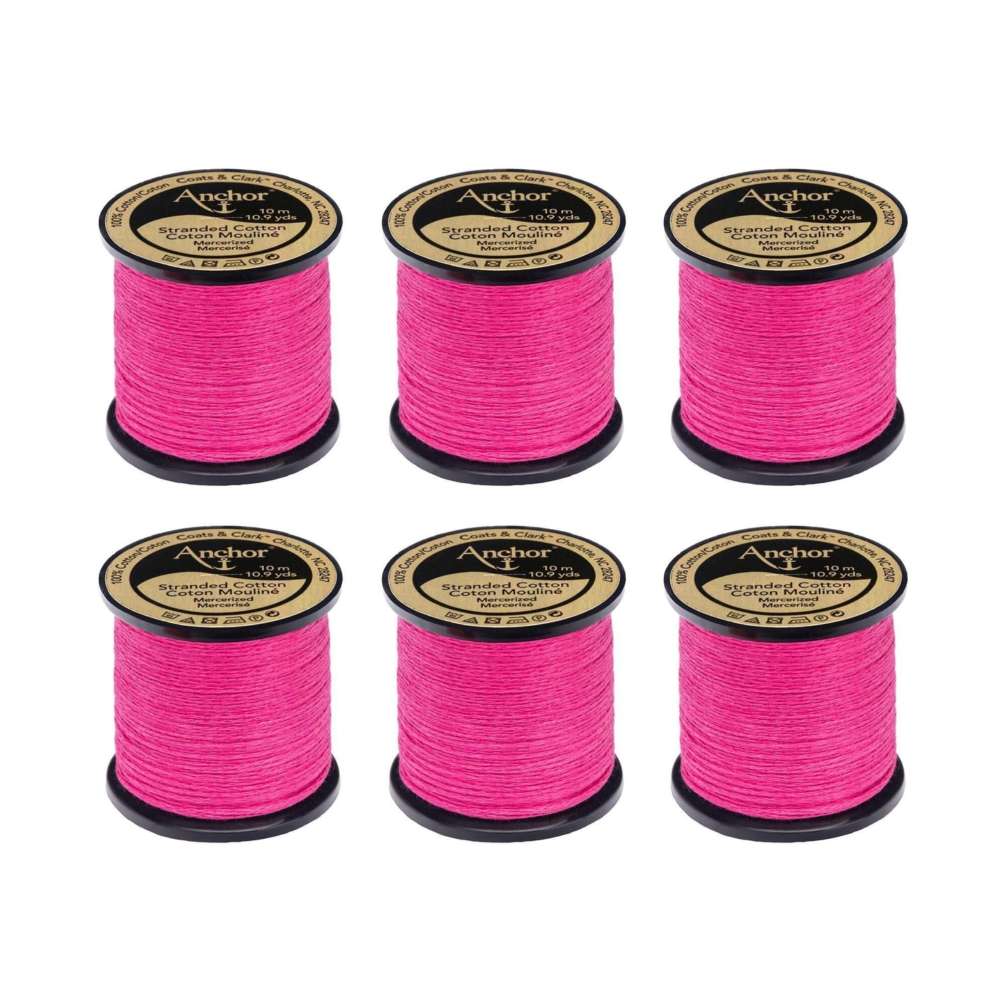AN Spooled Floss 10 Meters (6 Pack) - Clearance shades