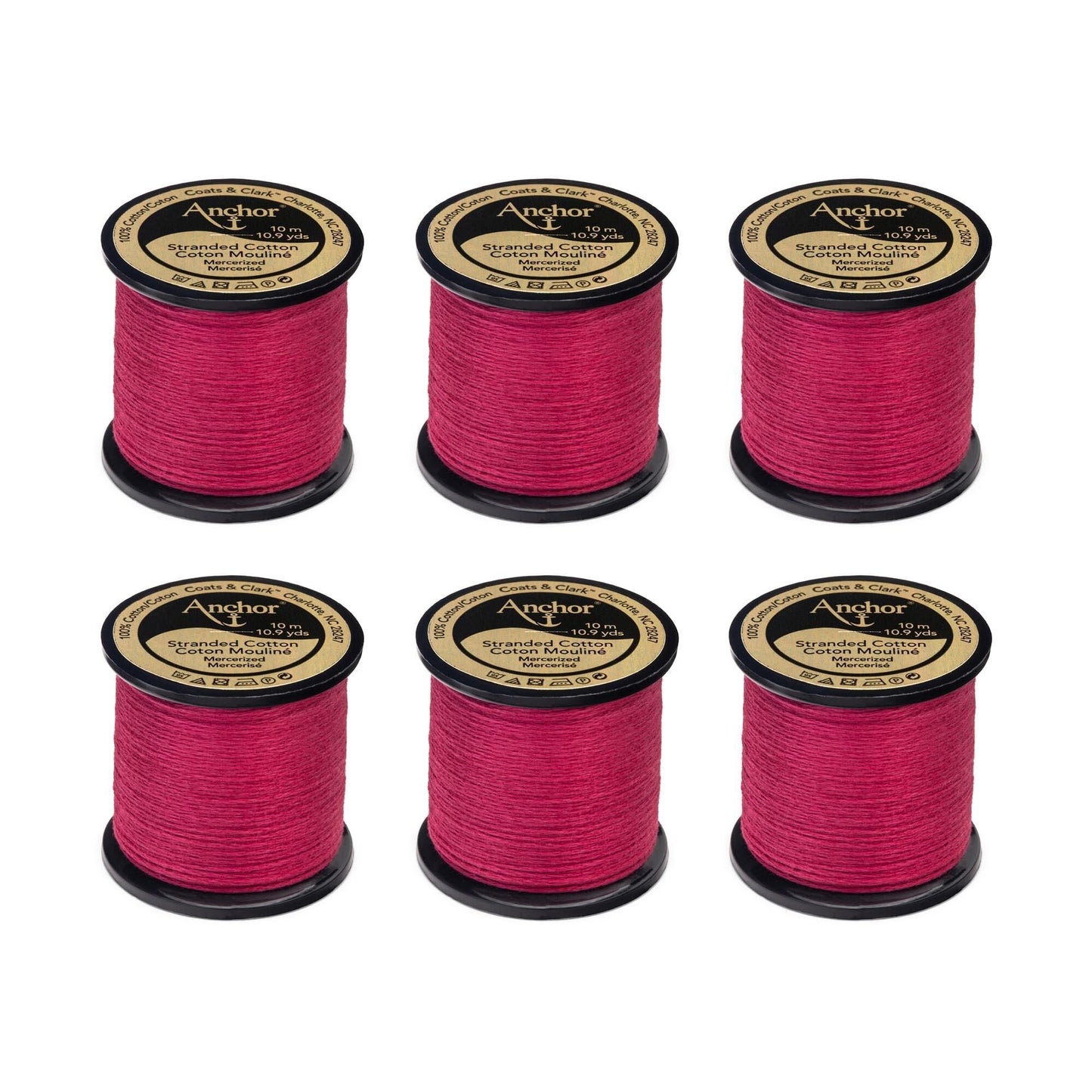 AN Spooled Floss 10 Meters (6 Pack) - Clearance shades