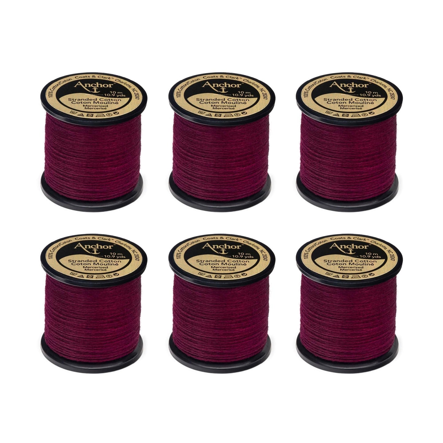 AN Spooled Floss 10 Meters (6 Pack) - Clearance shades