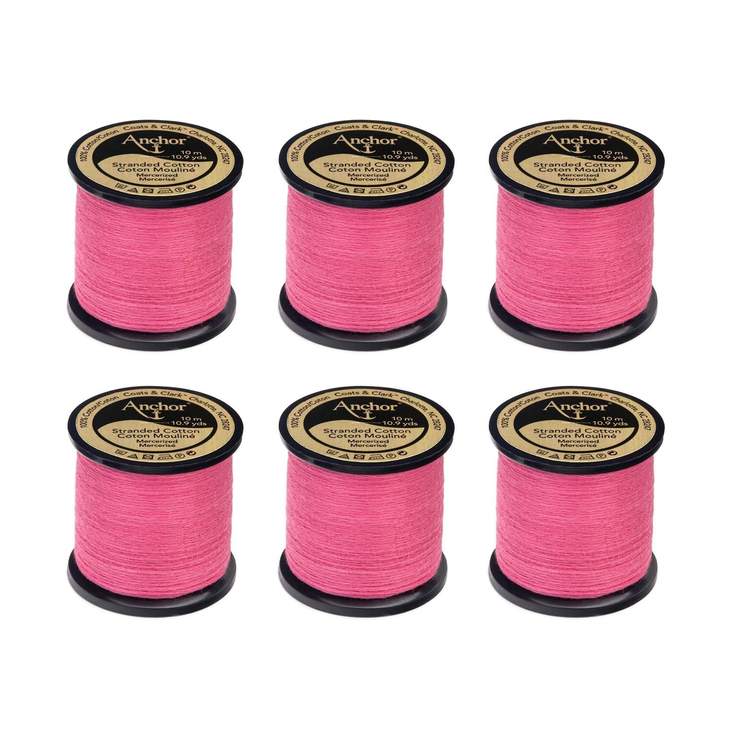 AN Spooled Floss 10 Meters (6 Pack) - Clearance shades