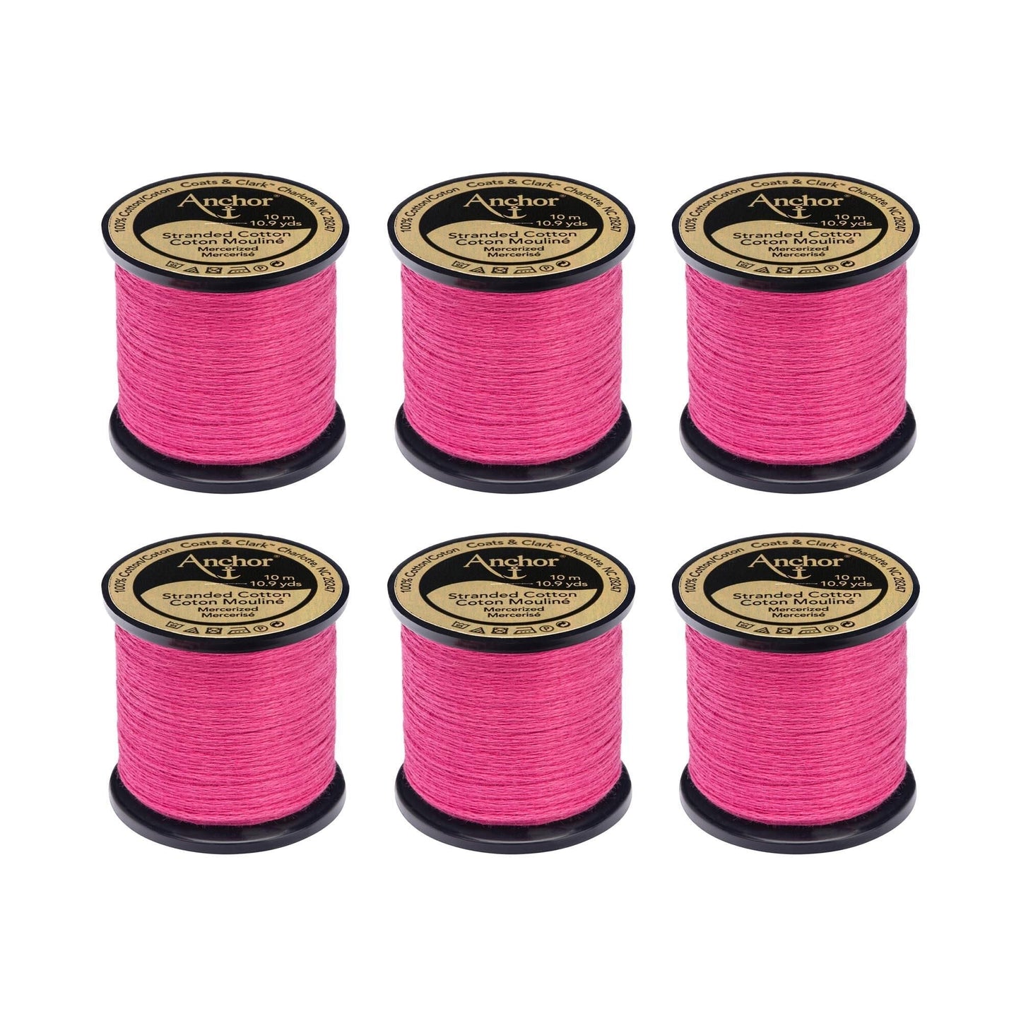 AN Spooled Floss 10 Meters (6 Pack) - Clearance shades