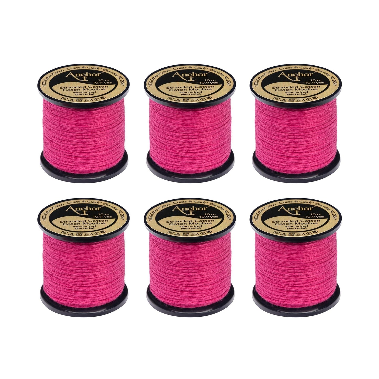 AN Spooled Floss 10 Meters (6 Pack) - Clearance shades