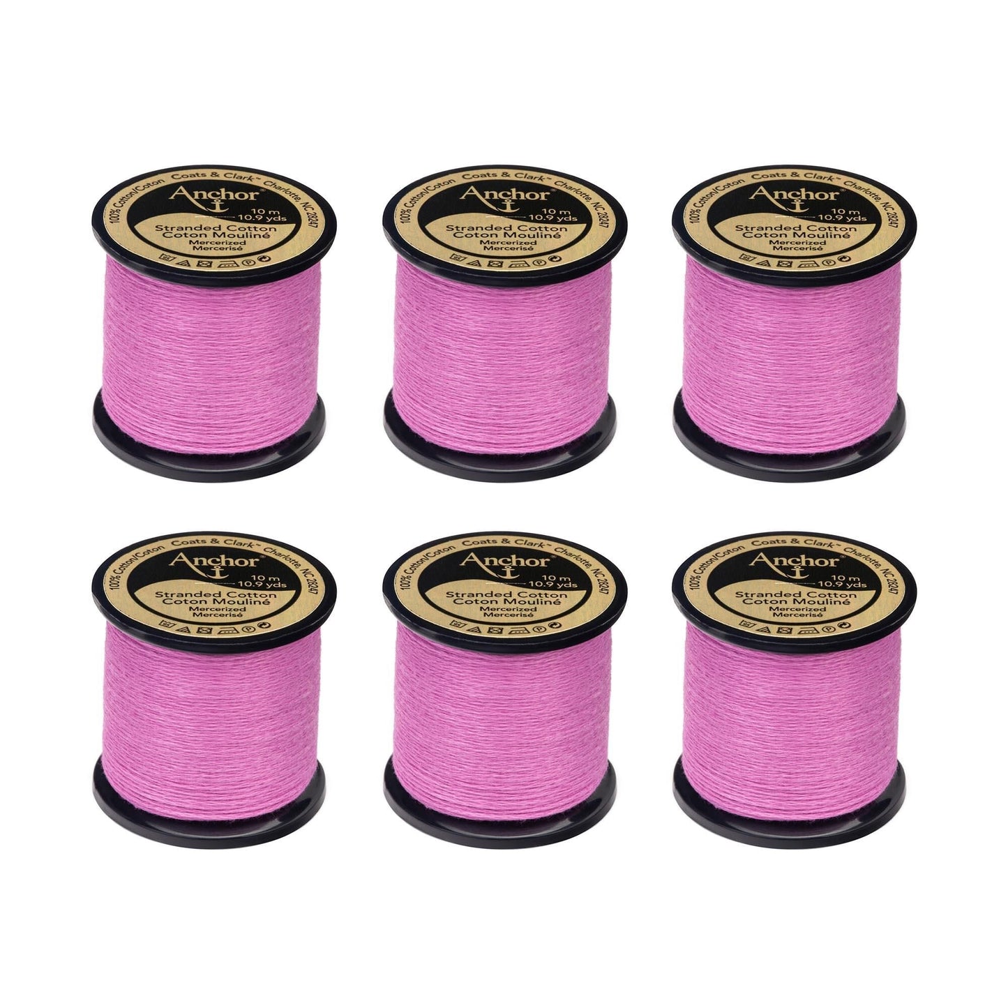 AN Spooled Floss 10 Meters (6 Pack) - Clearance shades