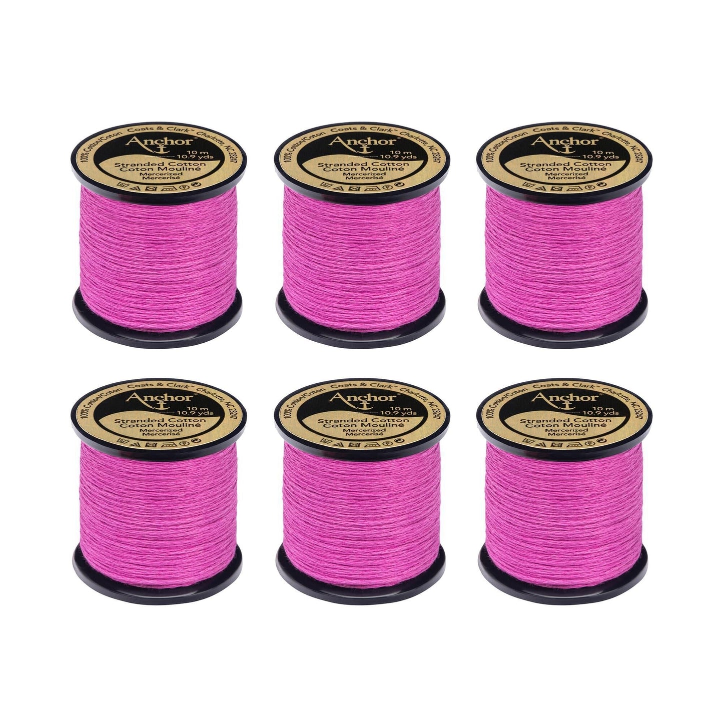 AN Spooled Floss 10 Meters (6 Pack) - Clearance shades