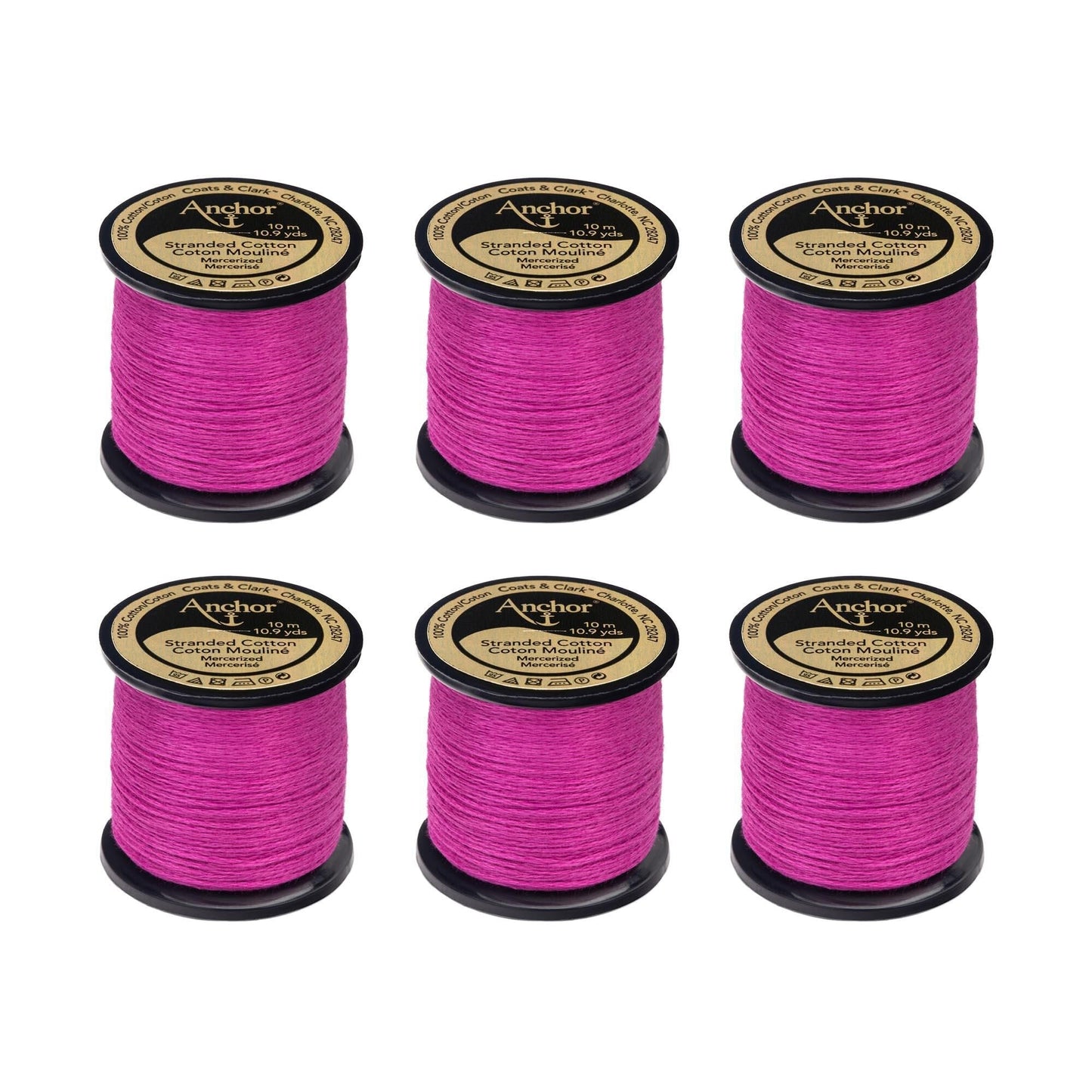 AN Spooled Floss 10 Meters (6 Pack) - Clearance shades