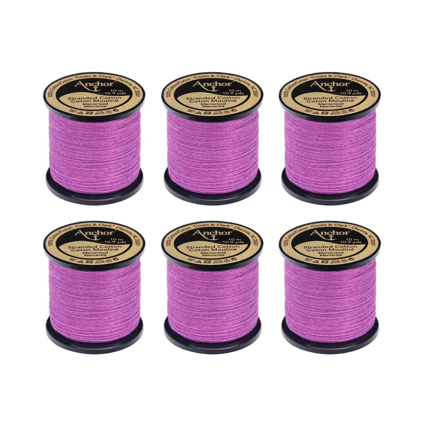AN Spooled Floss 10 Meters (6 Pack) - Clearance shades