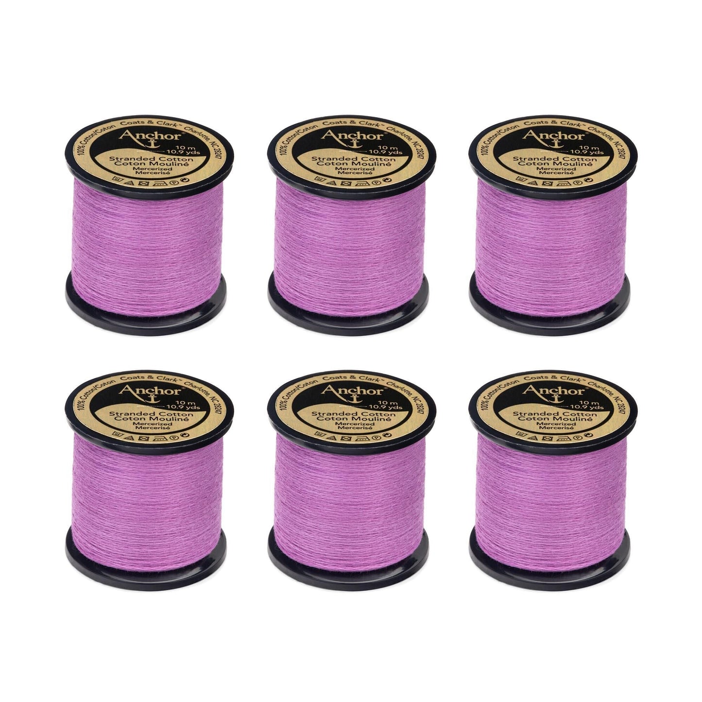 AN Spooled Floss 10 Meters (6 Pack) - Clearance shades