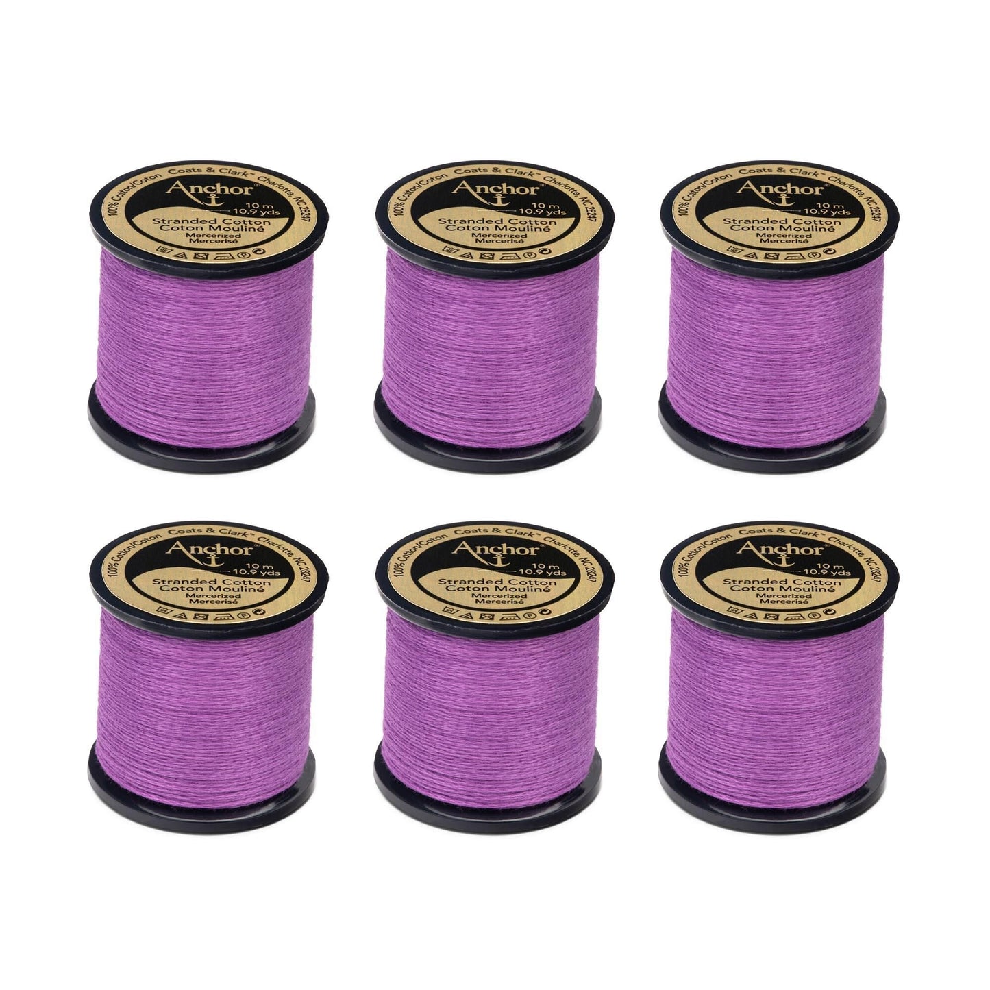 AN Spooled Floss 10 Meters (6 Pack) - Clearance shades
