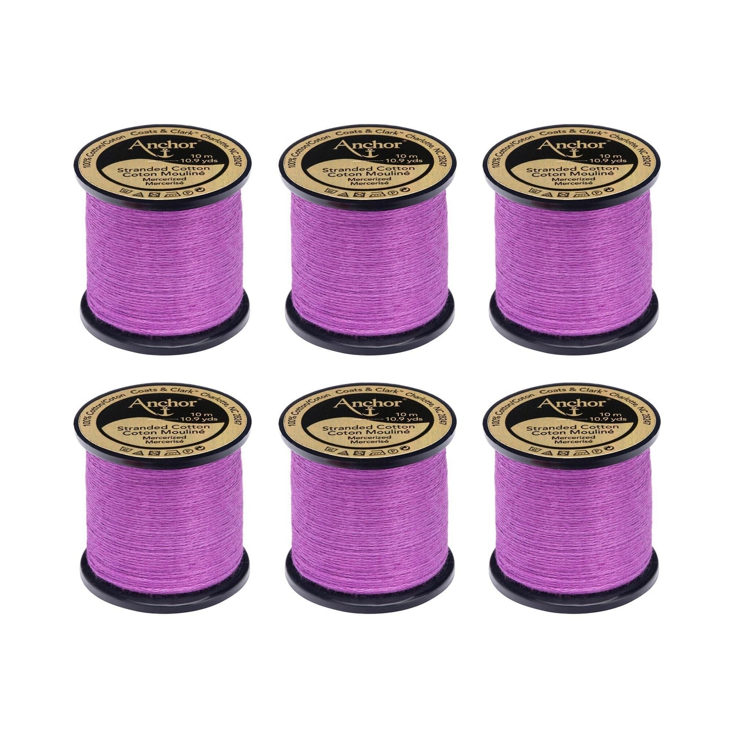 AN Spooled Floss 10 Meters (6 Pack) - Clearance shades