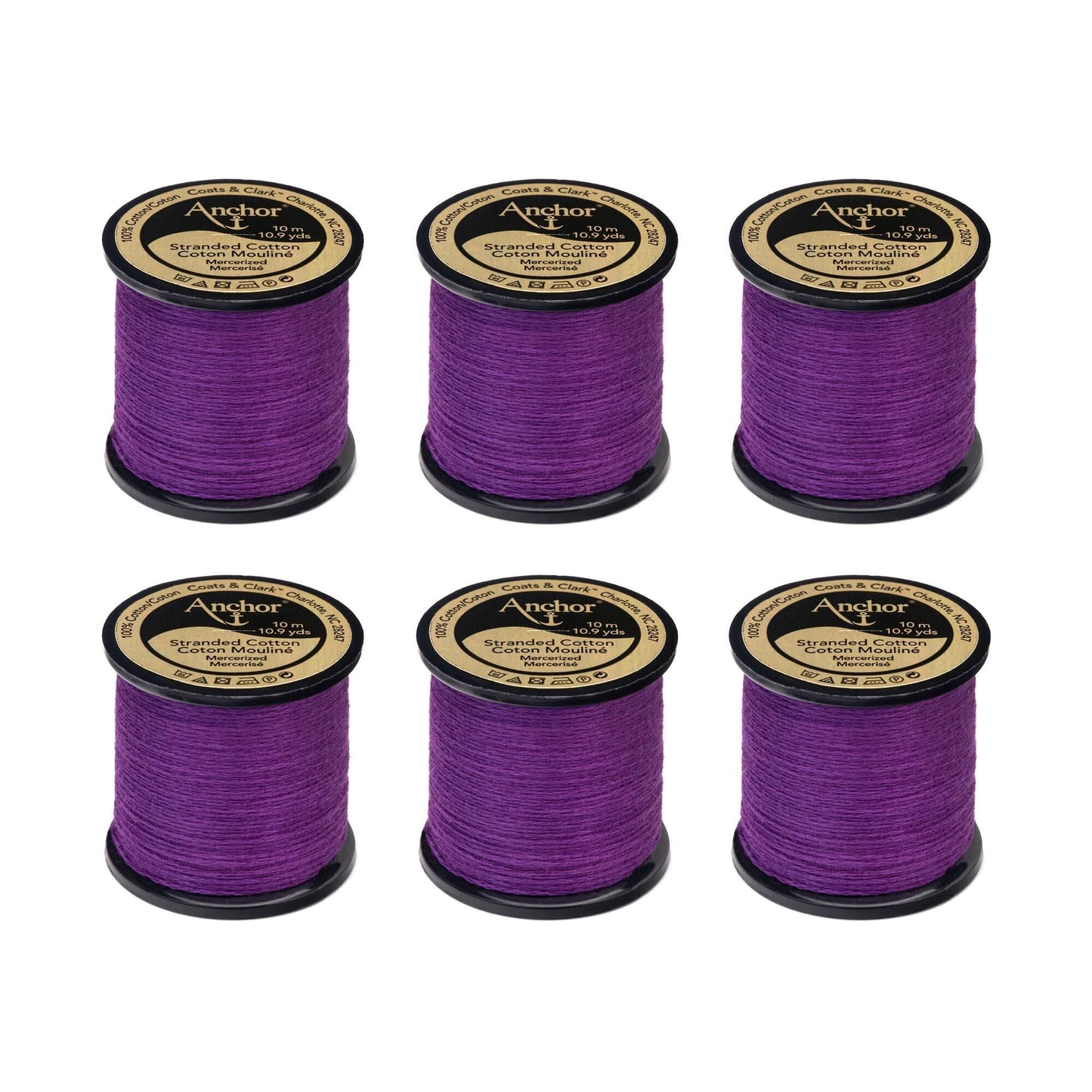 AN Spooled Floss 10 Meters (6 Pack) - Clearance shades