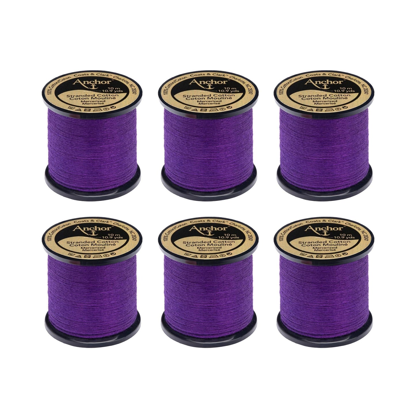 AN Spooled Floss 10 Meters (6 Pack) - Clearance shades