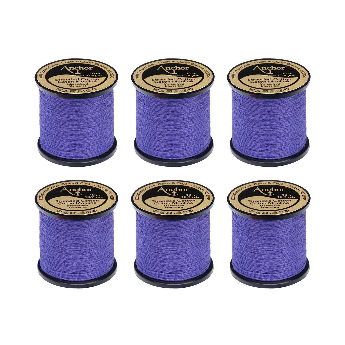 AN Spooled Floss 10 Meters (6 Pack) - Clearance shades