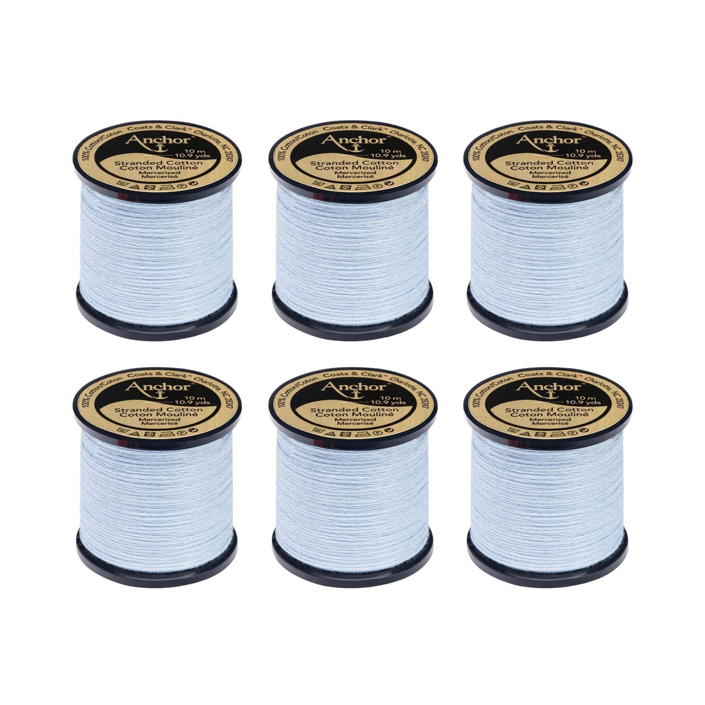 AN Spooled Floss 10 Meters (6 Pack) - Clearance shades