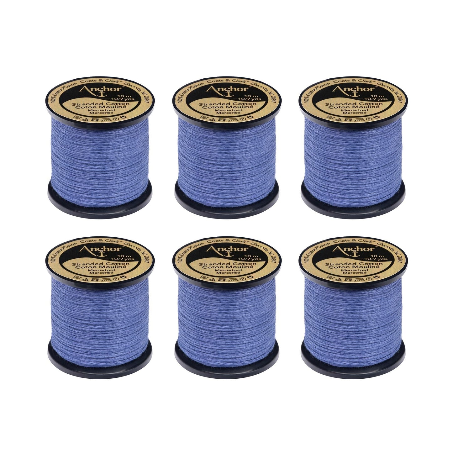 AN Spooled Floss 10 Meters (6 Pack) - Clearance shades