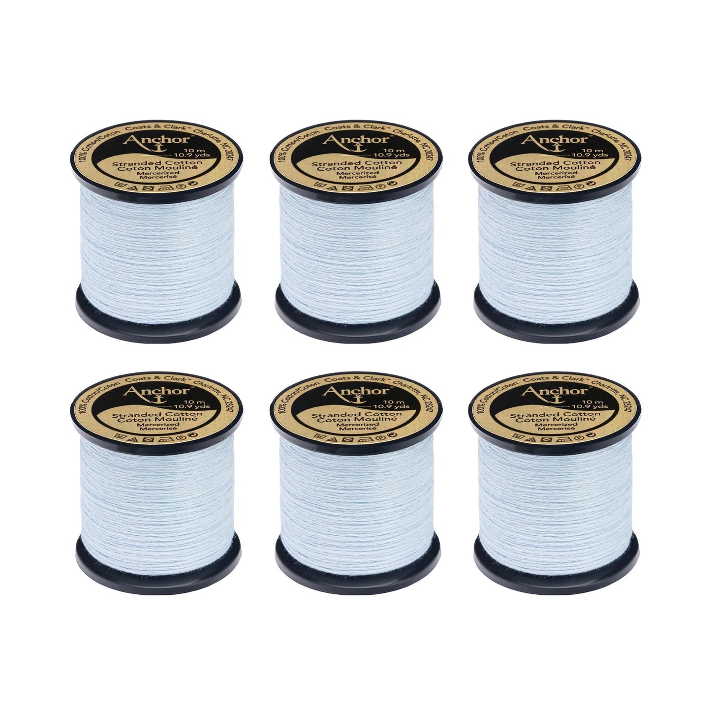 AN Spooled Floss 10 Meters (6 Pack) - Clearance shades