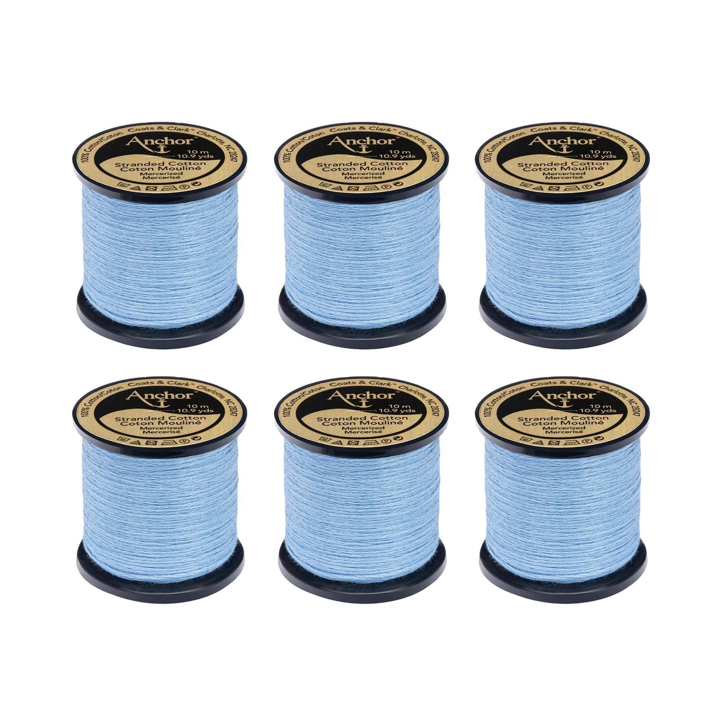 AN Spooled Floss 10 Meters (6 Pack) - Clearance shades