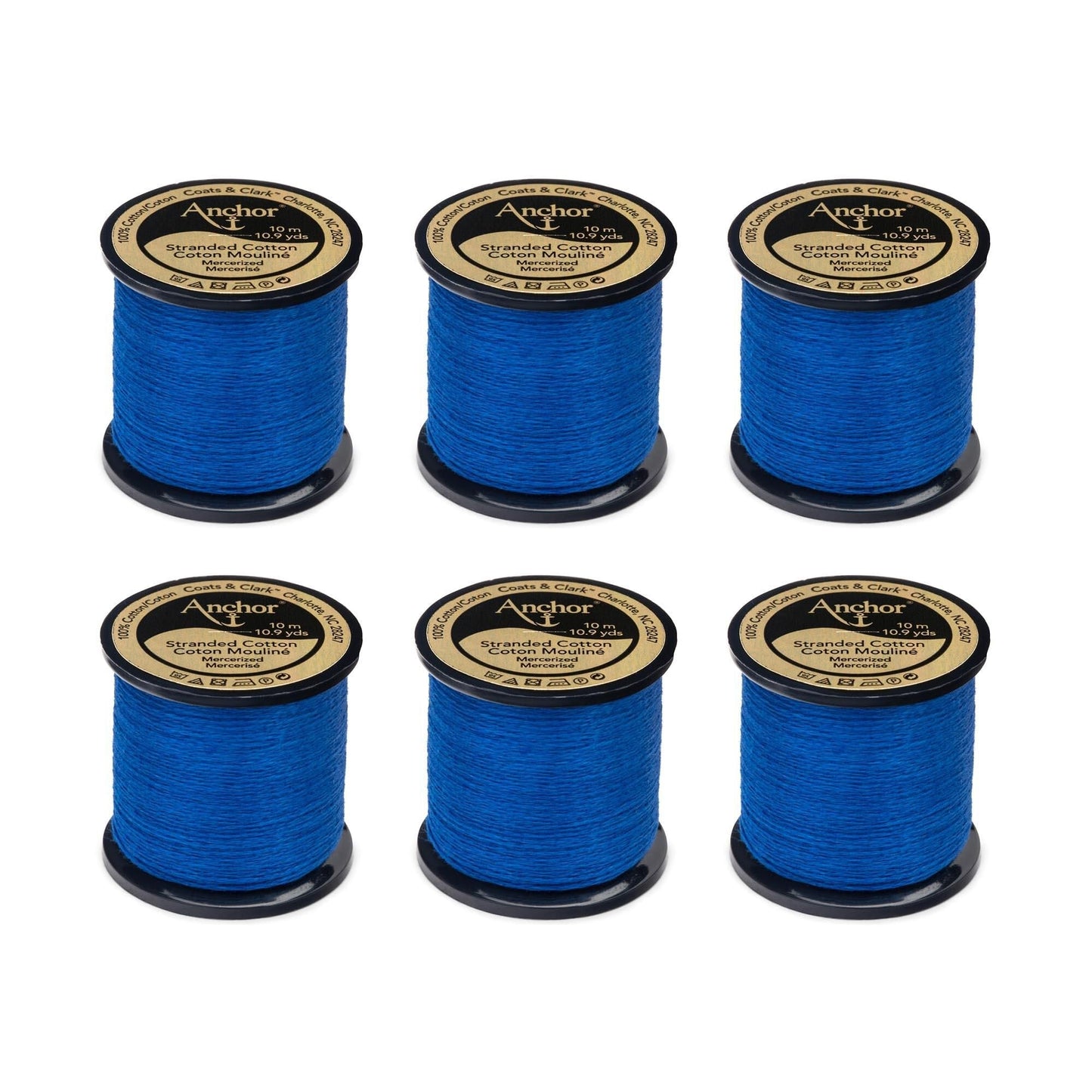 AN Spooled Floss 10 Meters (6 Pack) - Clearance shades