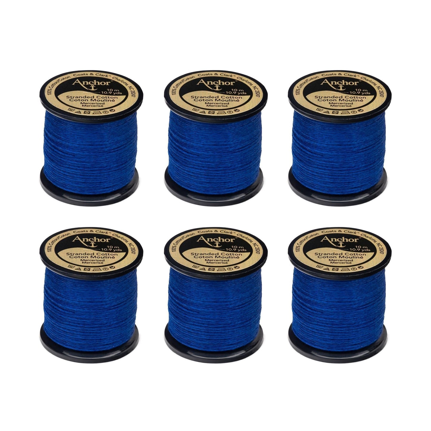 AN Spooled Floss 10 Meters (6 Pack) - Clearance shades