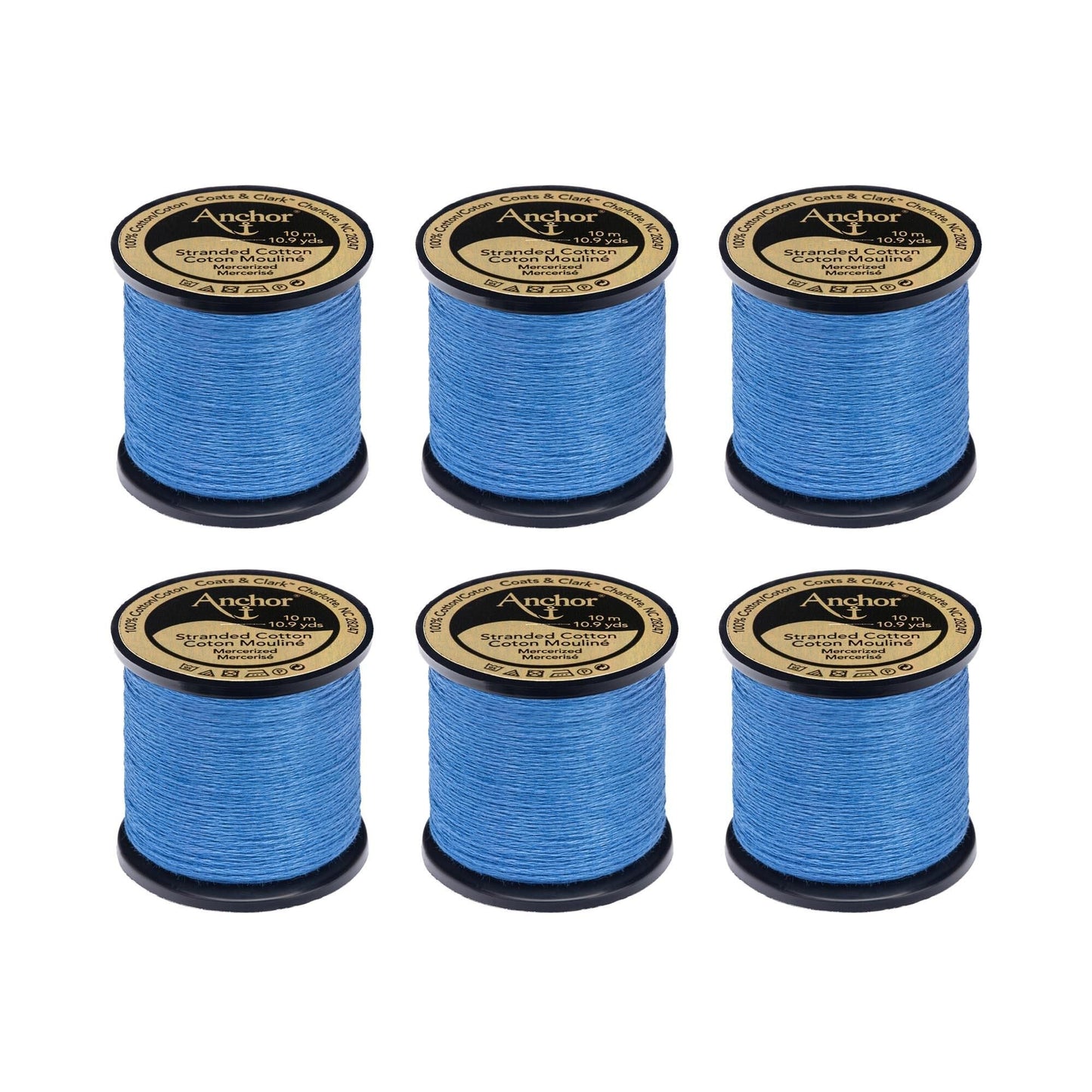 AN Spooled Floss 10 Meters (6 Pack) - Clearance shades