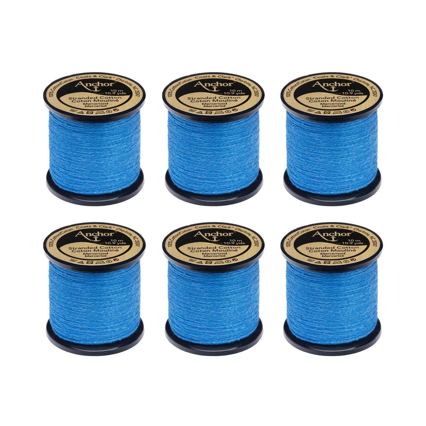 AN Spooled Floss 10 Meters (6 Pack) - Clearance shades
