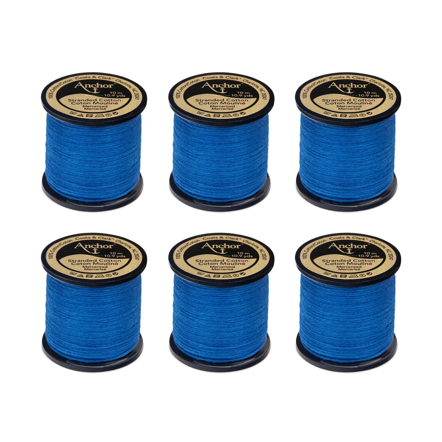 AN Spooled Floss 10 Meters (6 Pack) - Clearance shades