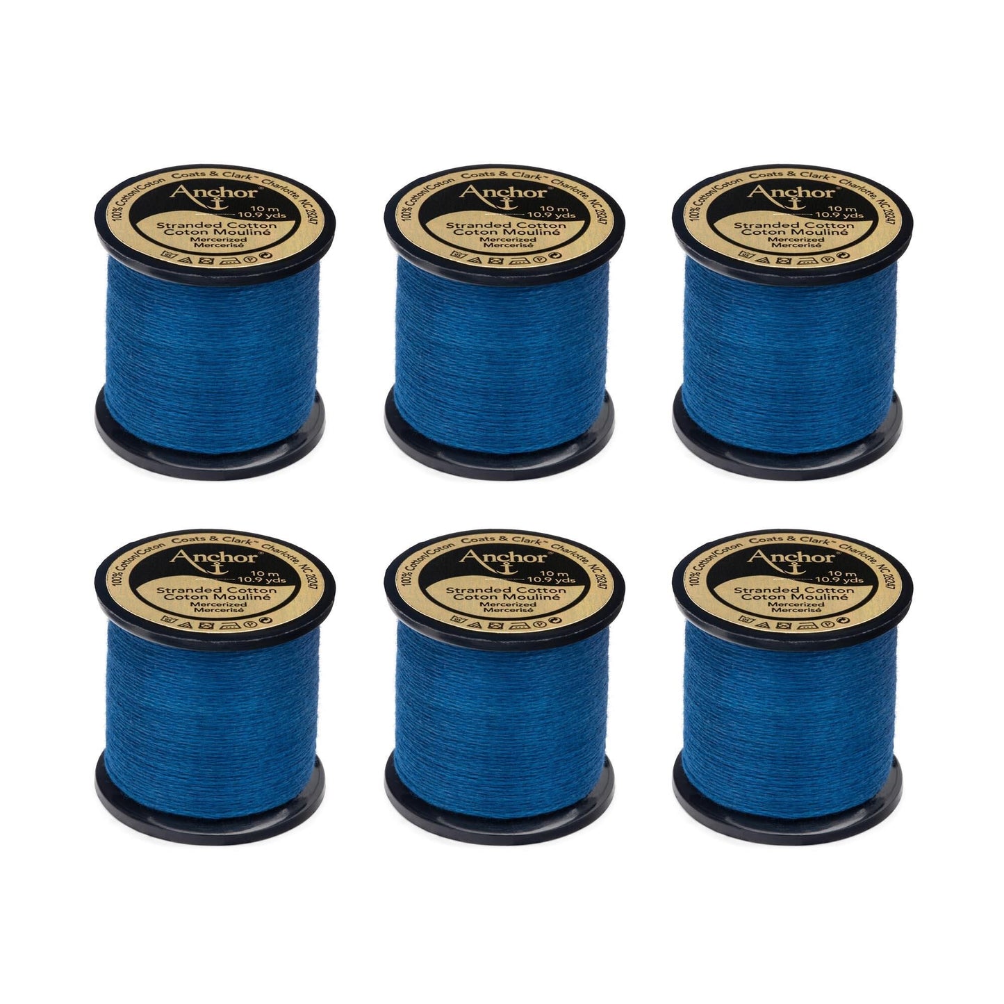 AN Spooled Floss 10 Meters (6 Pack) - Clearance shades