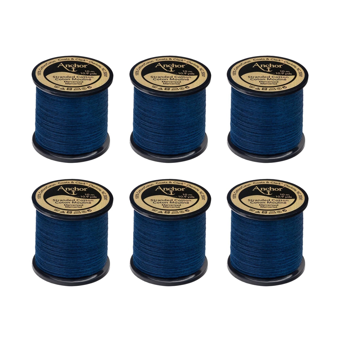 AN Spooled Floss 10 Meters (6 Pack) - Clearance shades
