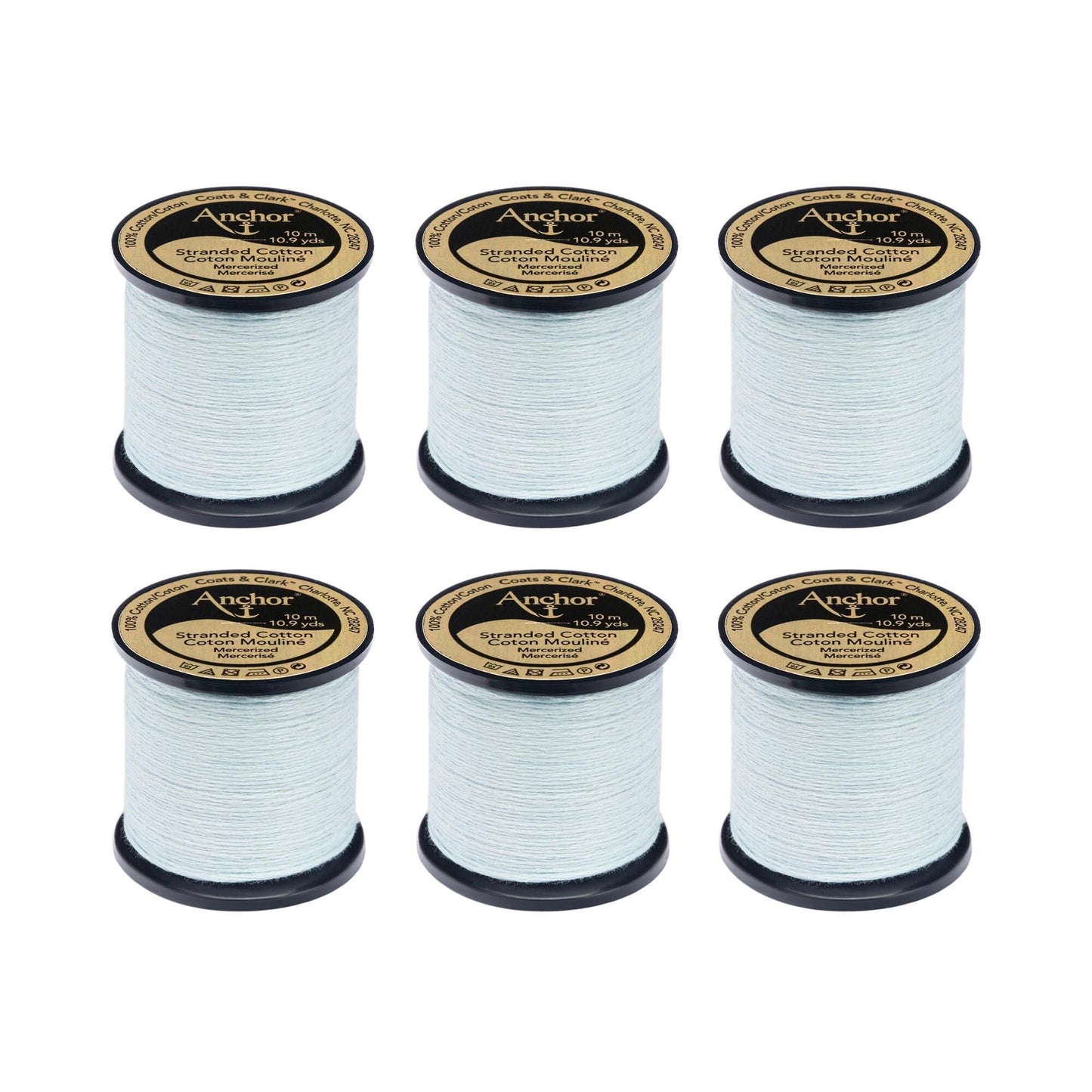AN Spooled Floss 10 Meters (6 Pack) - Clearance shades