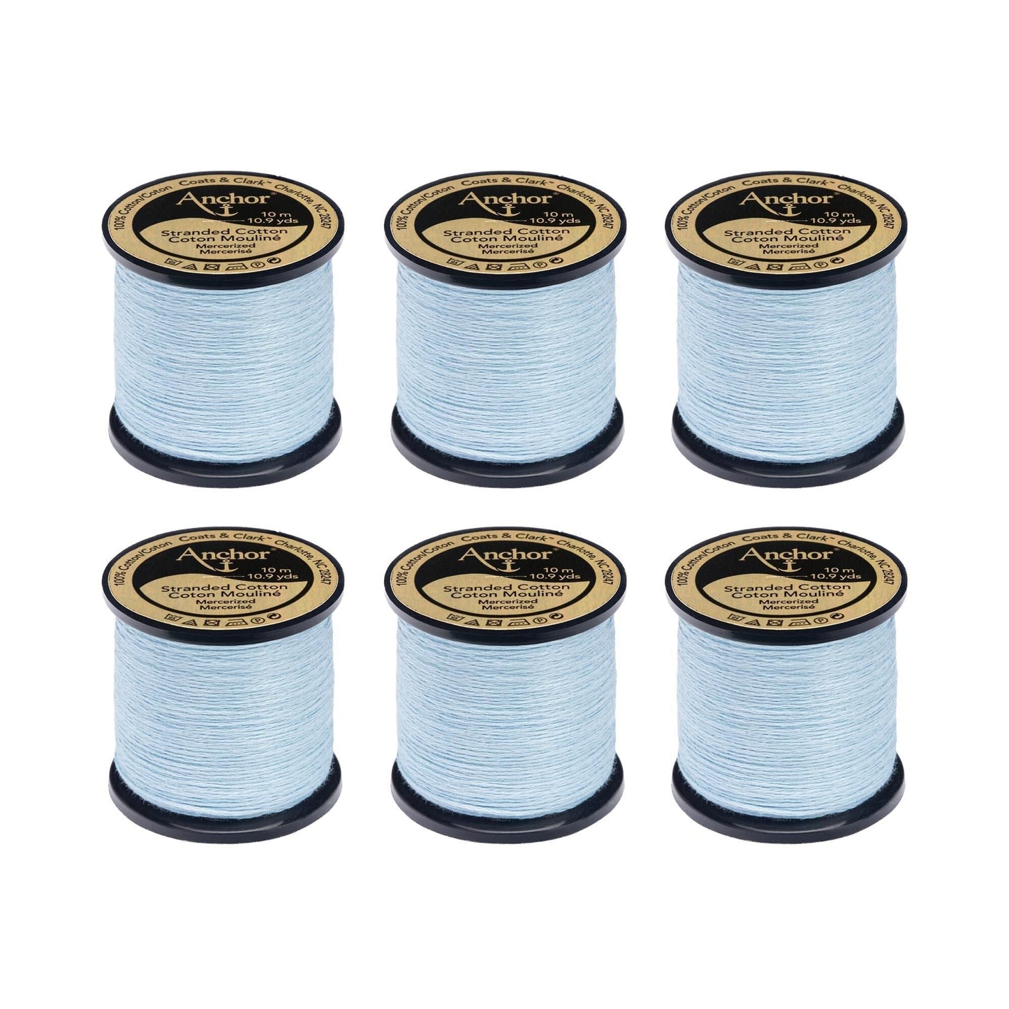AN Spooled Floss 10 Meters (6 Pack) - Clearance shades