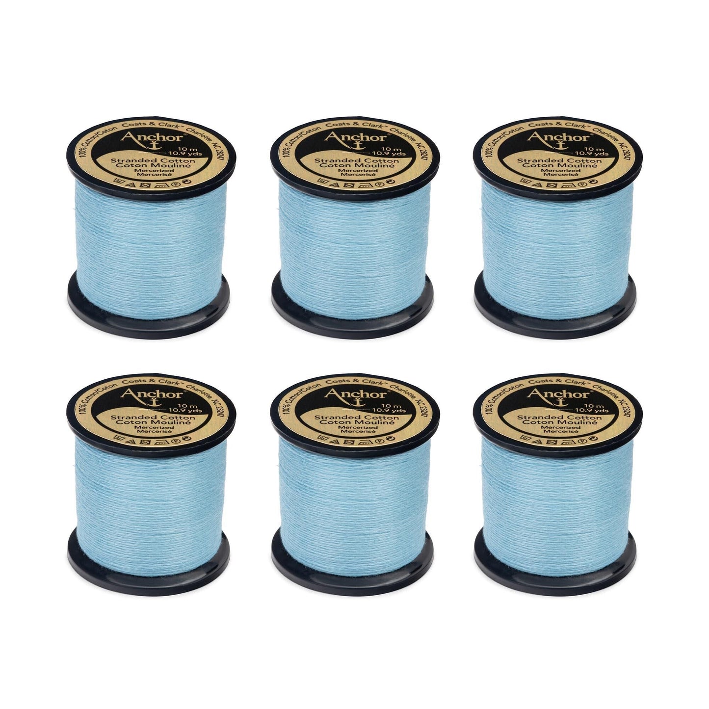 AN Spooled Floss 10 Meters (6 Pack) - Clearance shades