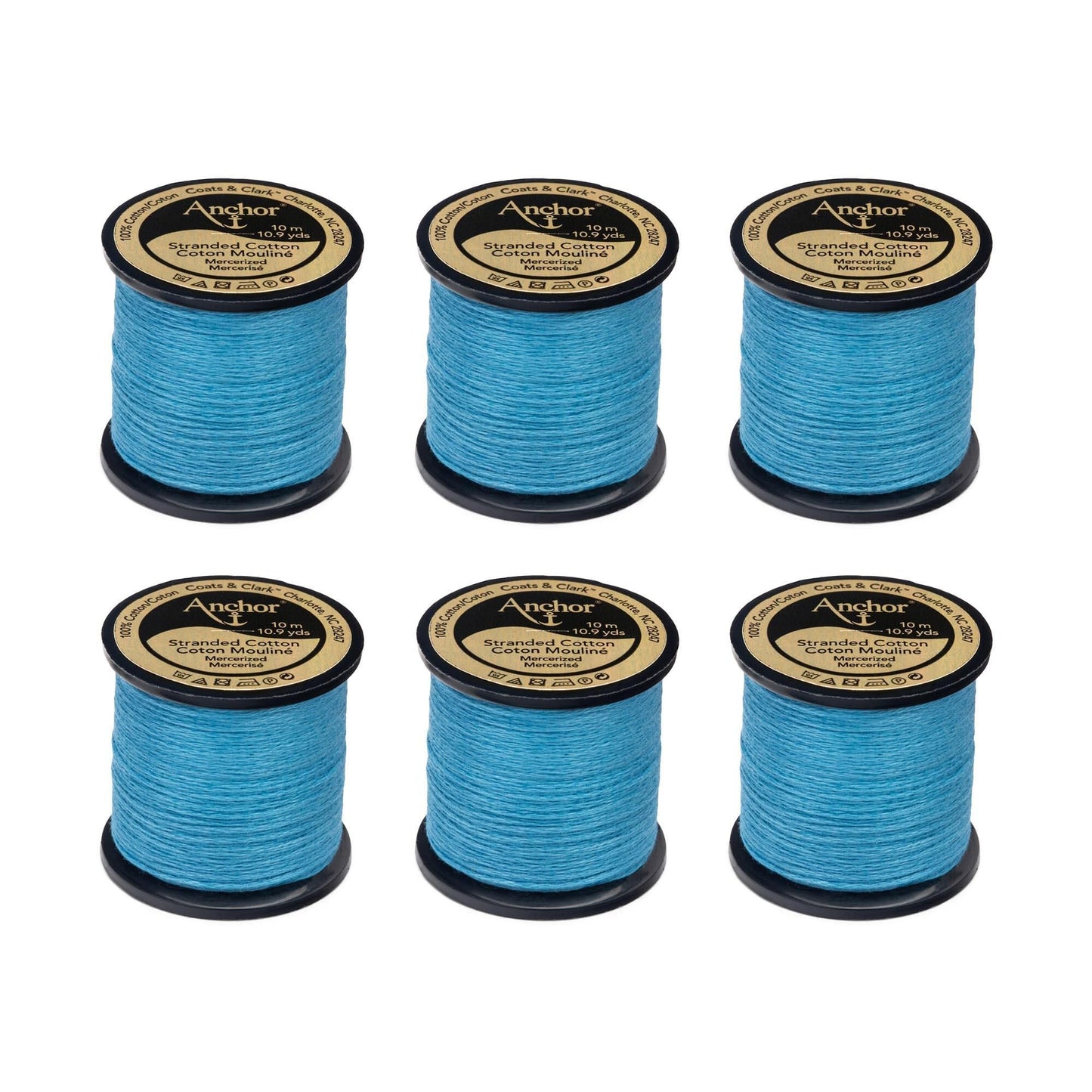 AN Spooled Floss 10 Meters (6 Pack) - Clearance shades