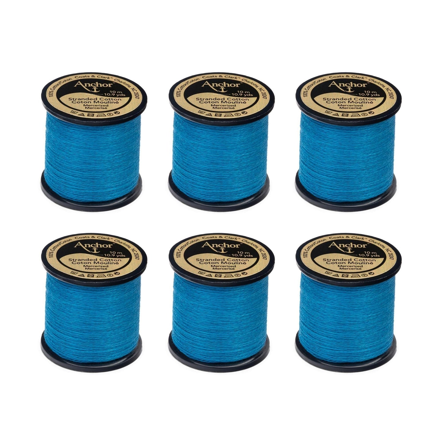AN Spooled Floss 10 Meters (6 Pack) - Clearance shades