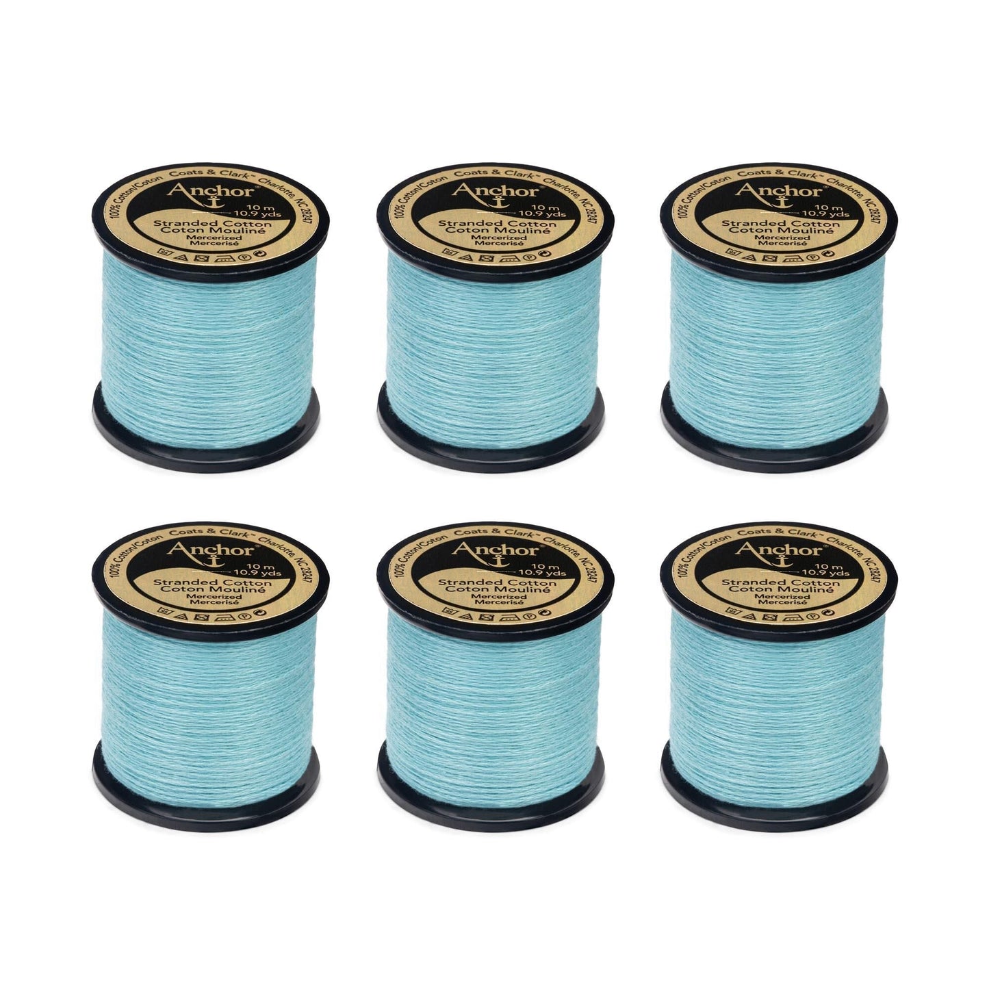 AN Spooled Floss 10 Meters (6 Pack) - Clearance shades