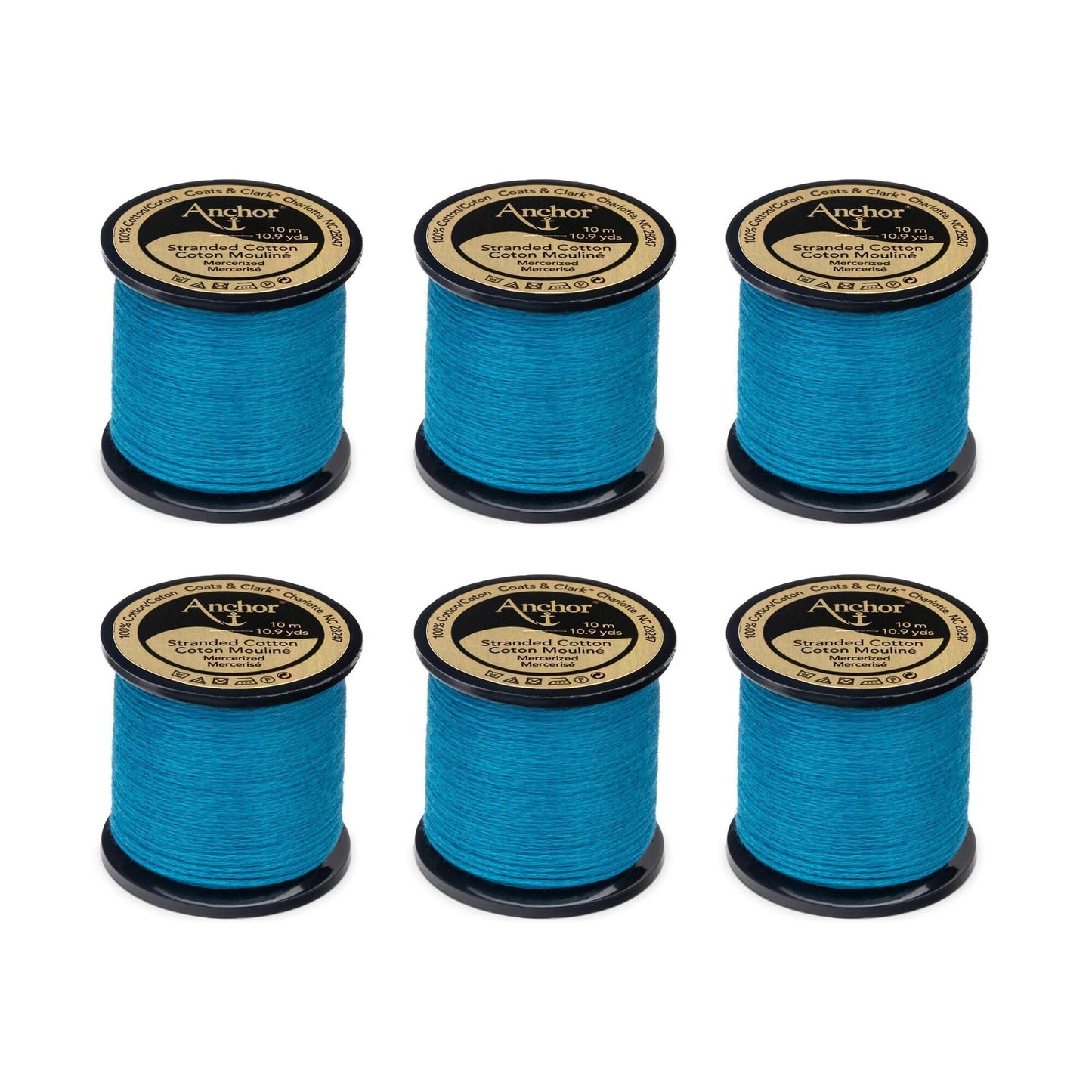 AN Spooled Floss 10 Meters (6 Pack) - Clearance shades